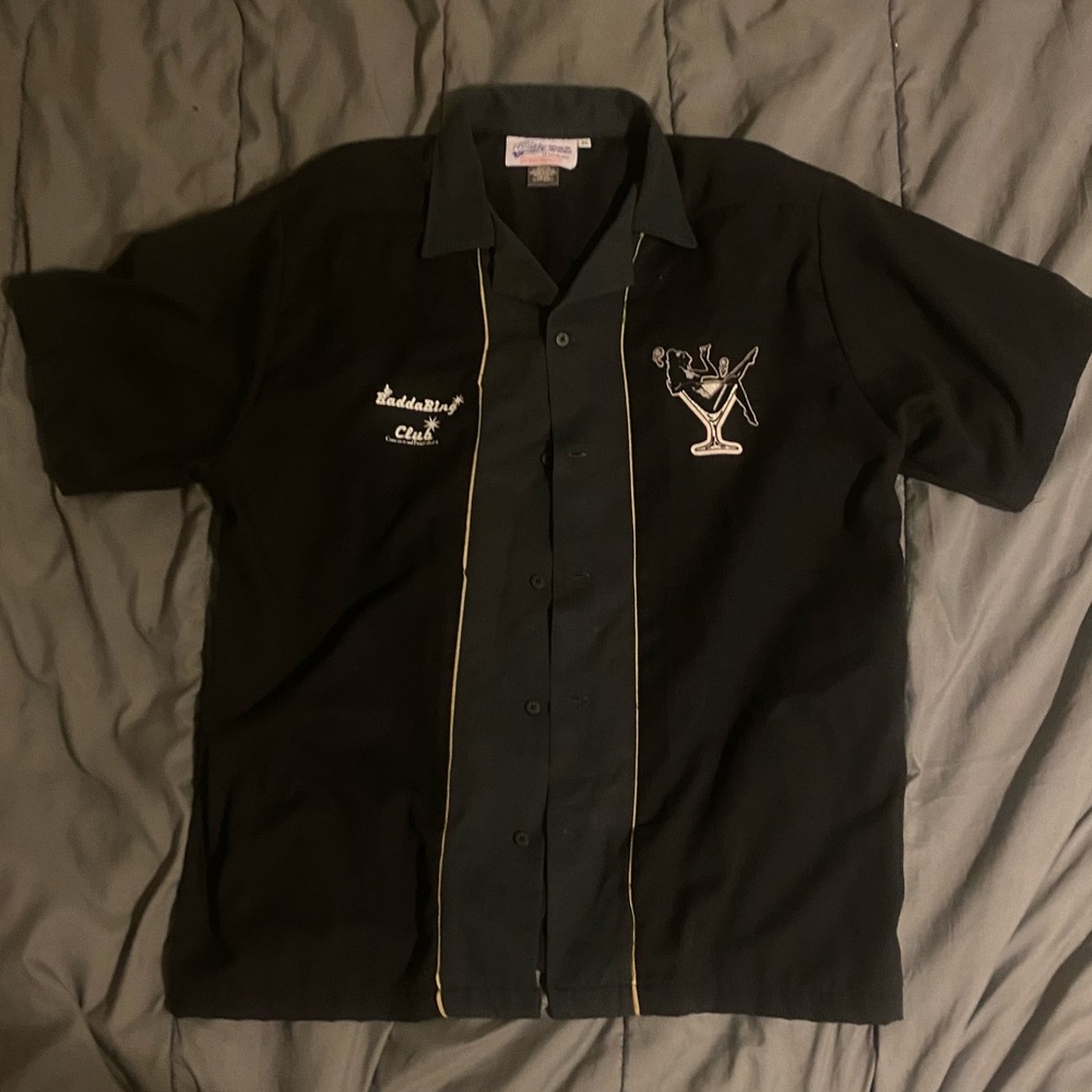 Men’s XL Cruisin USA short sleeve button down